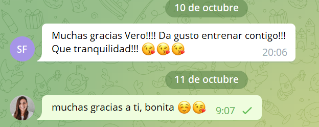 testimonio alumna telegram