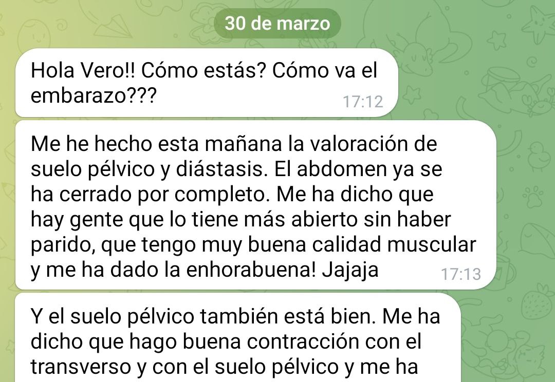 posparto diastasis