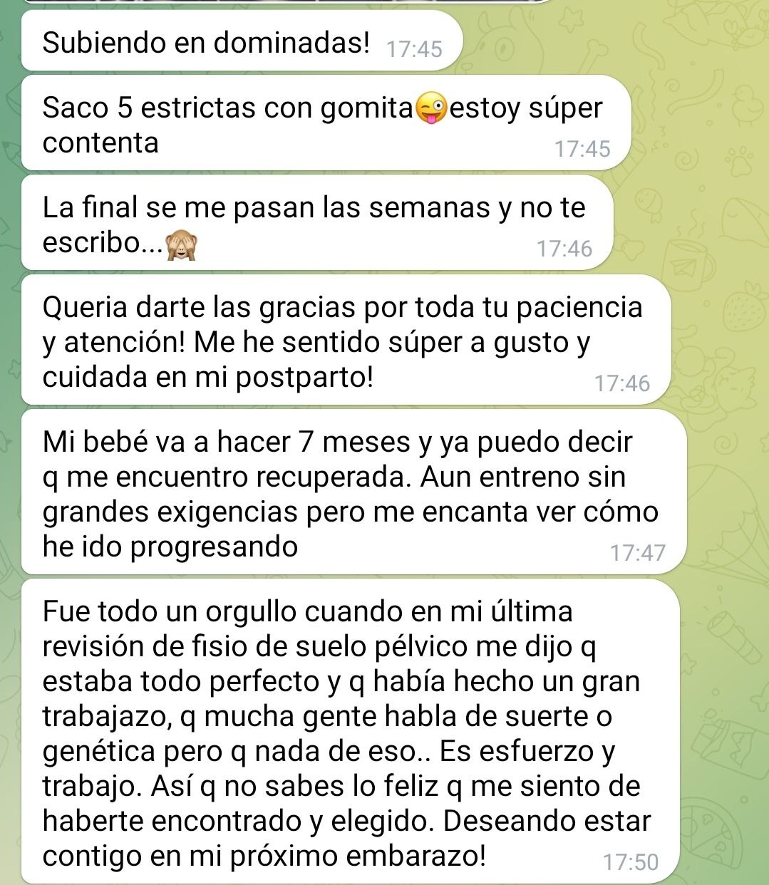 testimonio postparto crossfitero 5